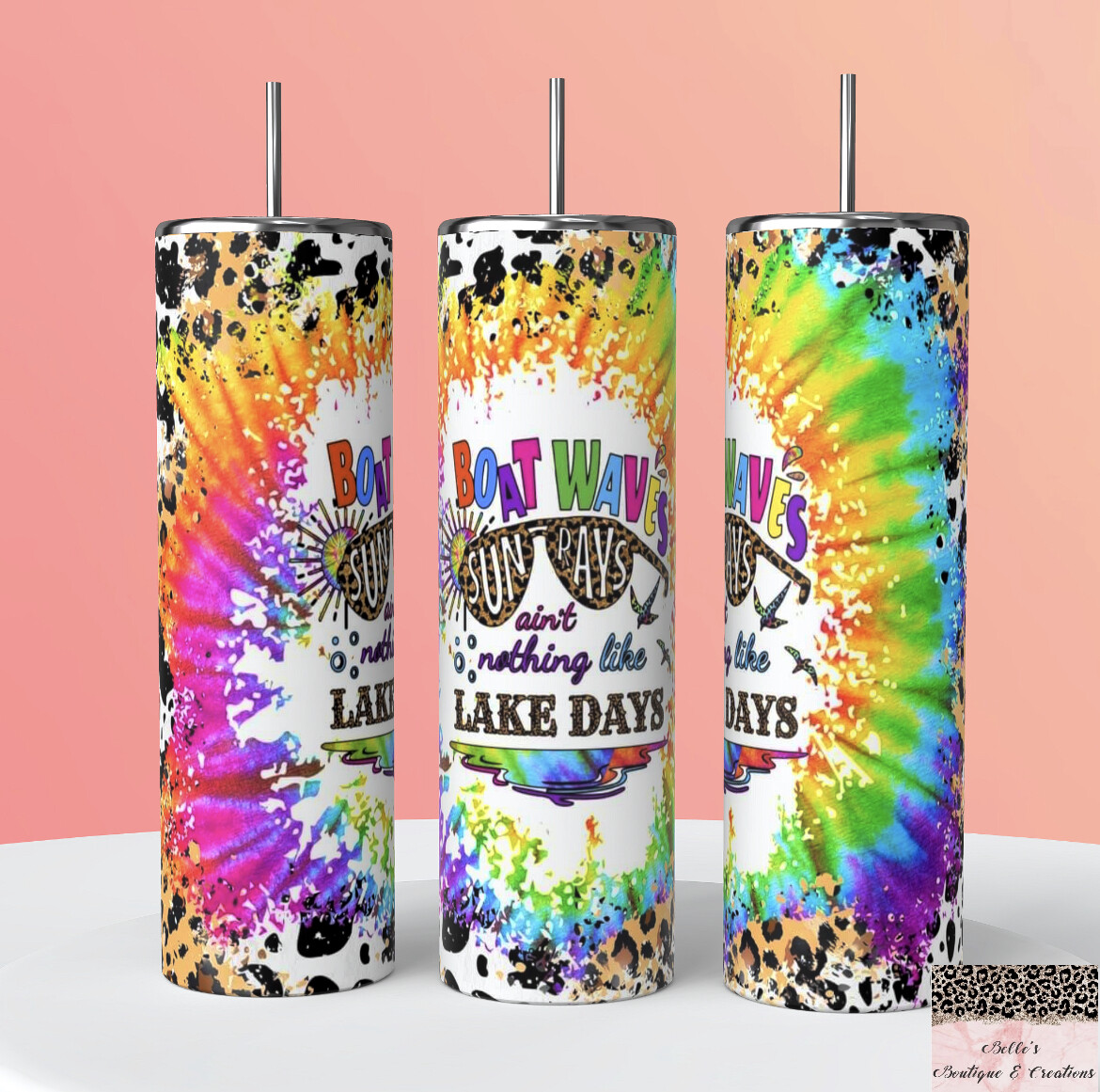 Boat Waves Lake Day Tumbler