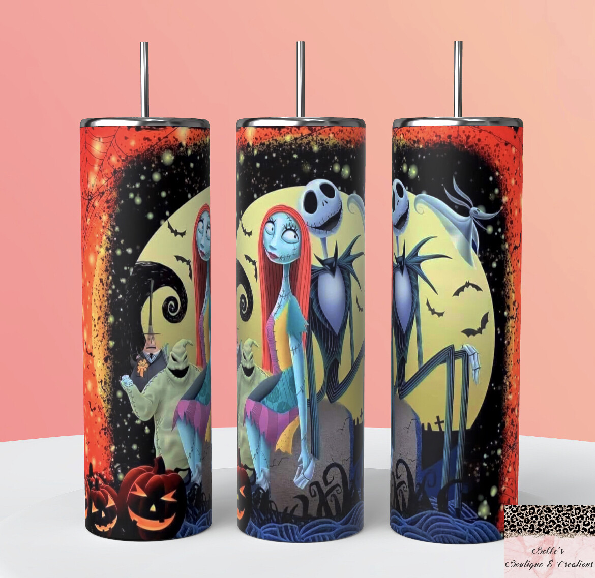 Nightmare Before Christmas Jack and Sally Tumbler