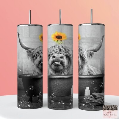 Highland Cow Tumbler