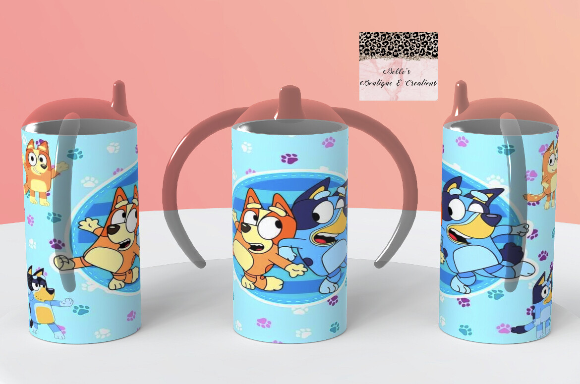 Bluey Sippy Cup/ Kids Tumbler