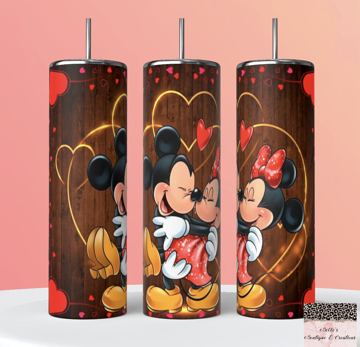 Mickey And Minnie Mouse Tumbler