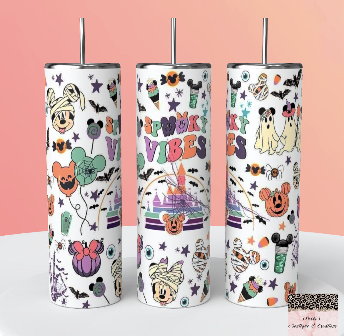 Mickey Mouse Spooky Vibes Tumbler