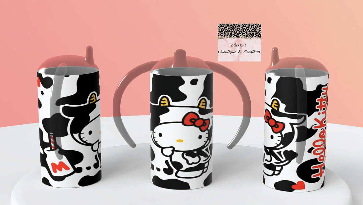 Hello Kitty Cow Sippy Cup/ Kids Tumbler