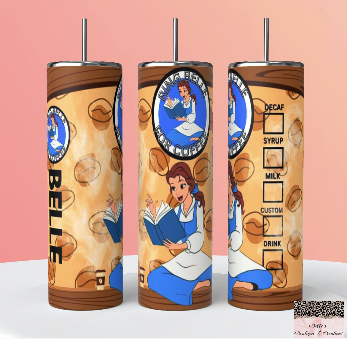 Beauty And The Beast Belle Starbucks Tumbler