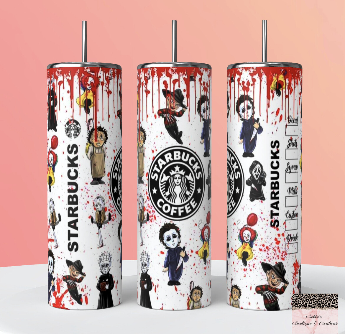Horror Starbucks Tumbler
