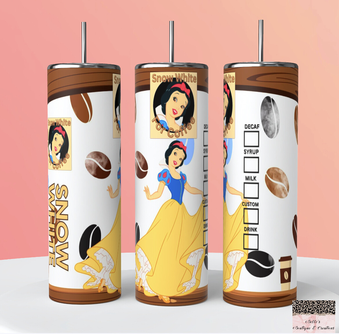 Snow White Starbucks Tumbler