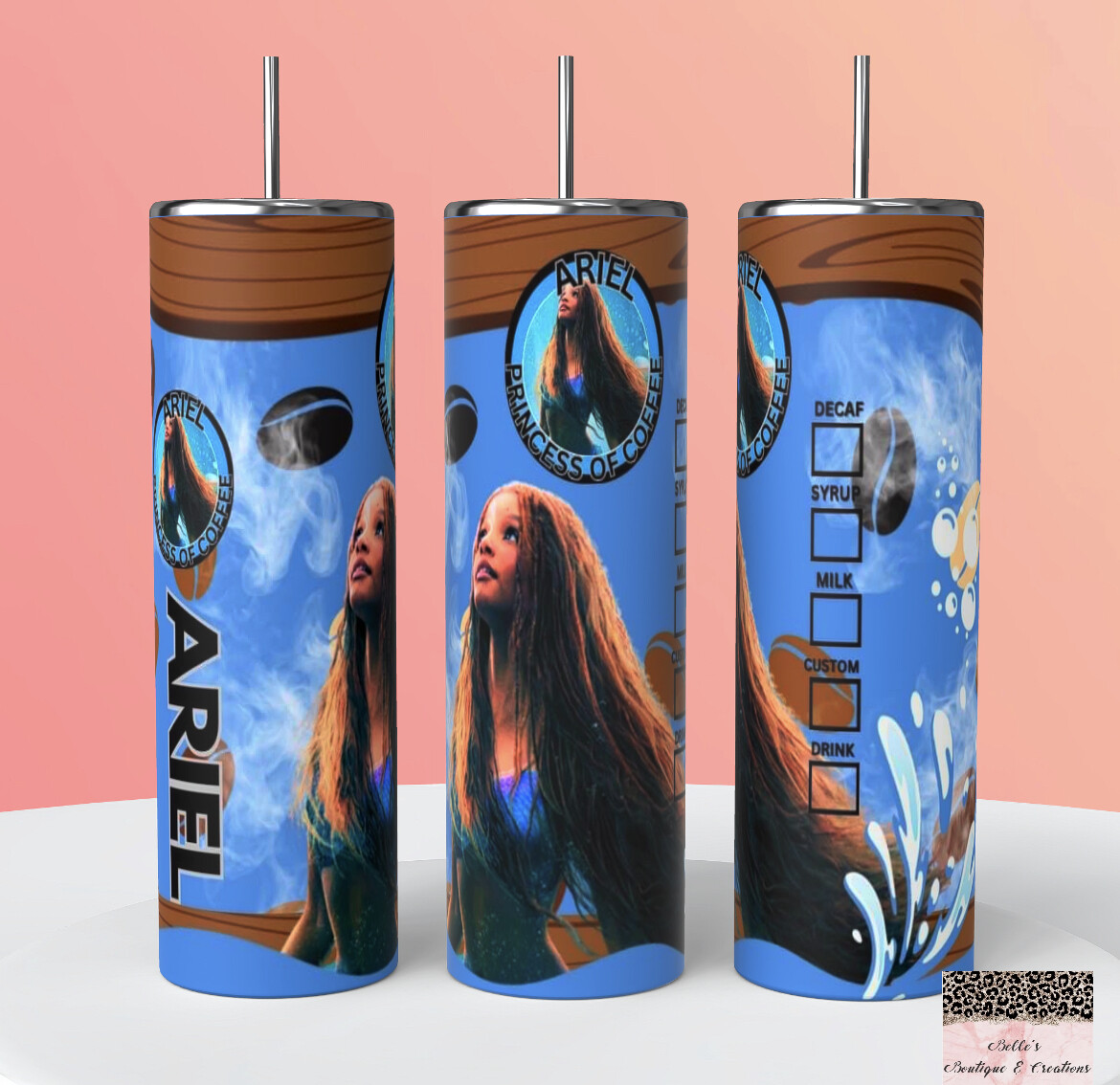 Little Mermaid Ariel Starbucks Tumbler