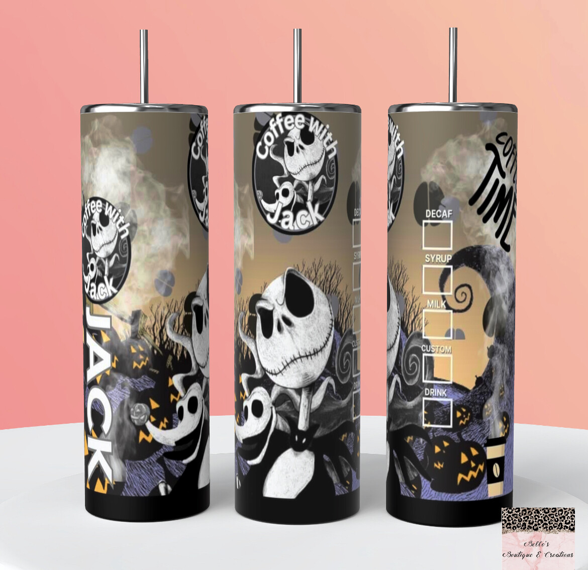 Nightmare Before Christmas Jack Starbucks Tumbler