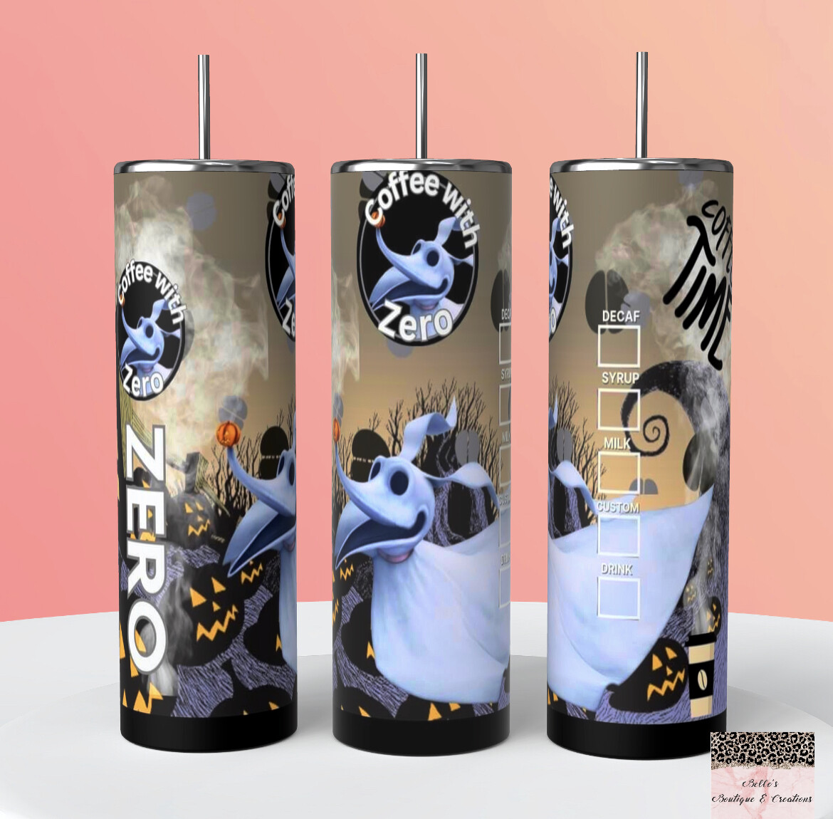 Nightmare Before Christmas Zero Starbucks Tumbler