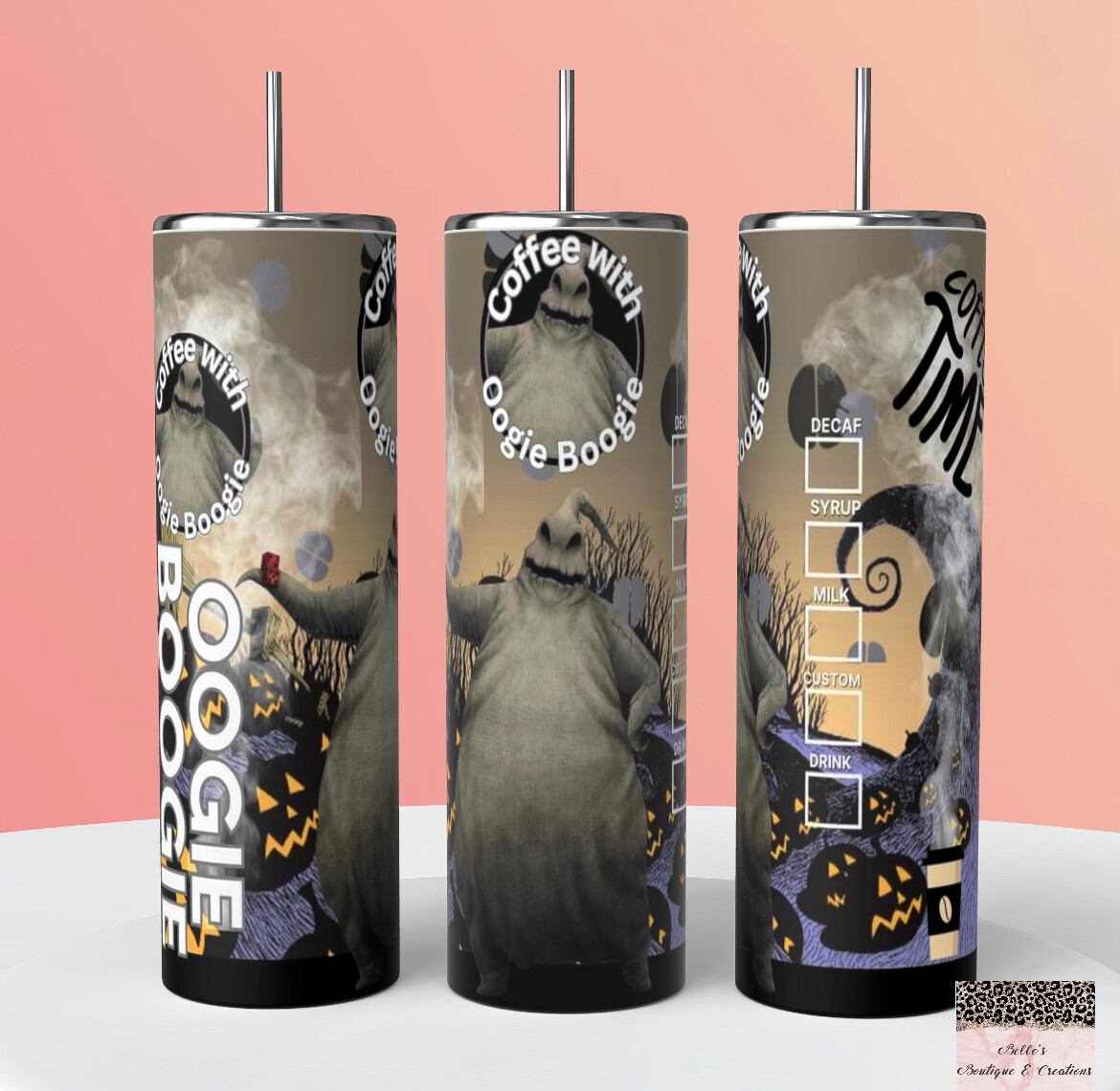 Nightmare Before Christmas Oogie Boogie Starbucks Tumbler