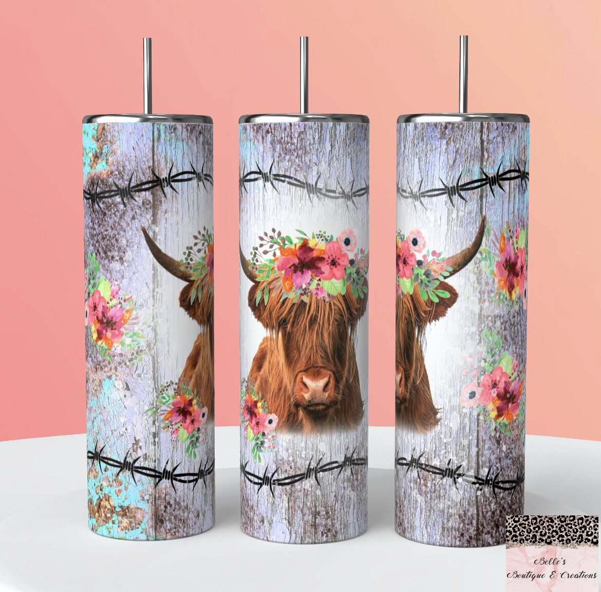 Highland Cow Tumbler