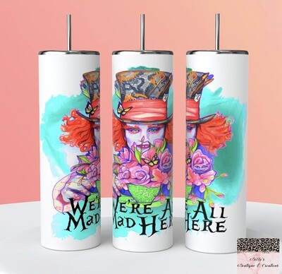 Mad Hatter Johnny Depp Tumbler