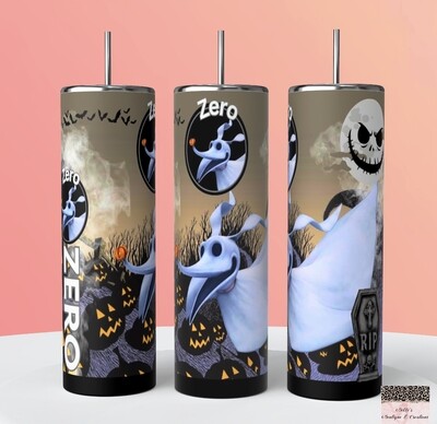 Nightmare Before Christmas Zero Tumbler