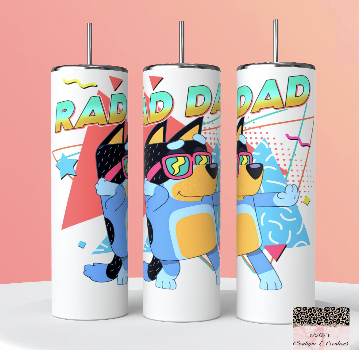 Rad Dad Bluey Tumbler