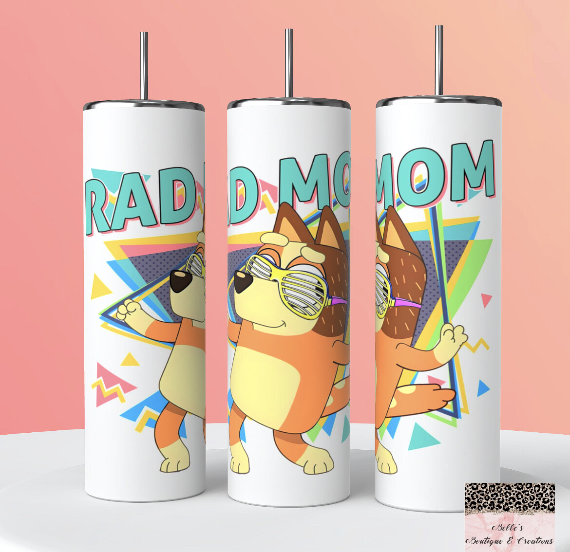 Rad Mom Bluey Tumbler