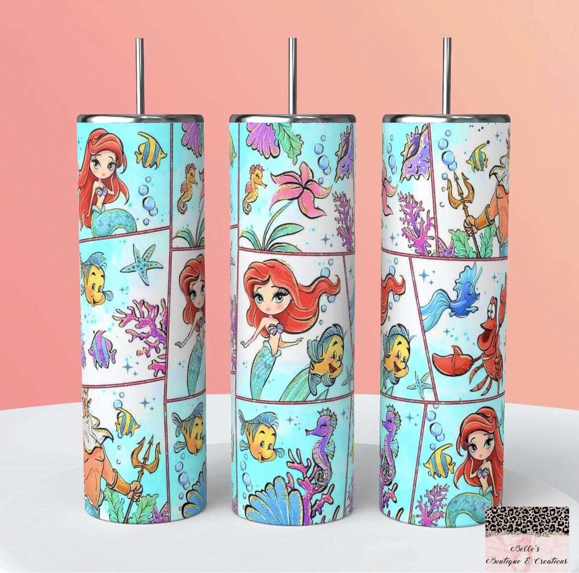 Little Mermaid Ariel Tumbler