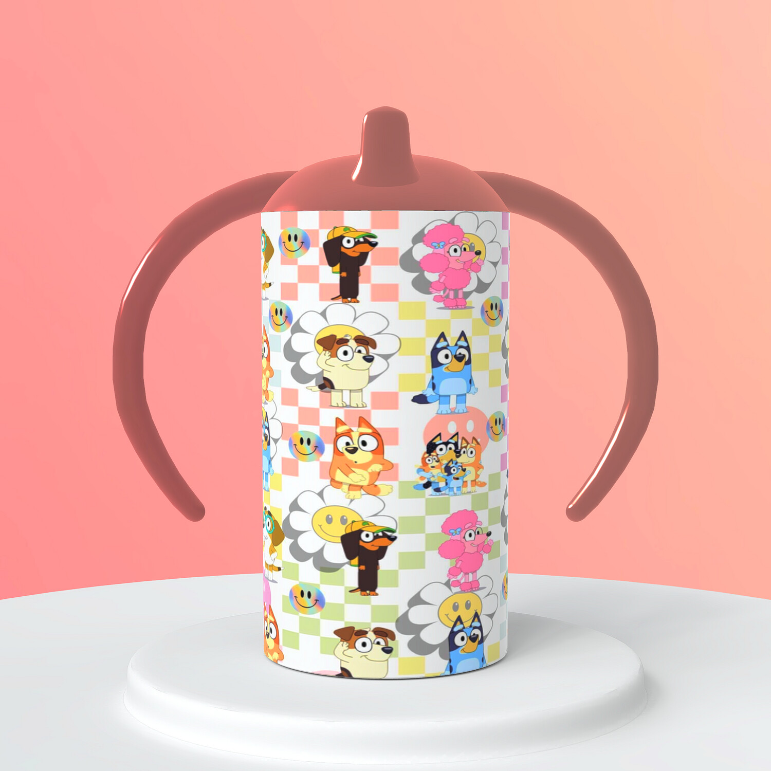 Bluey Sippy Cup/ Kids Tumbler