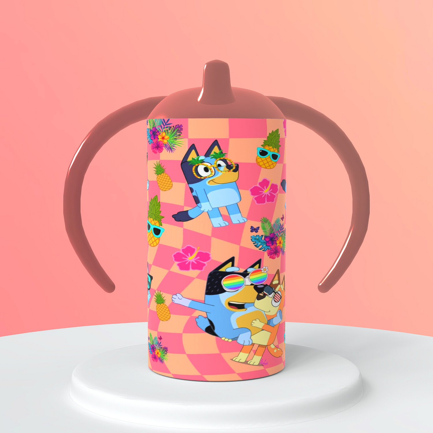 Bluey Sippy Cup/ Kids Tumbler