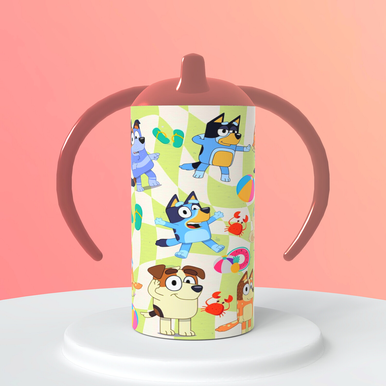 Bluey Sippy Cup/ Kids Tumbler
