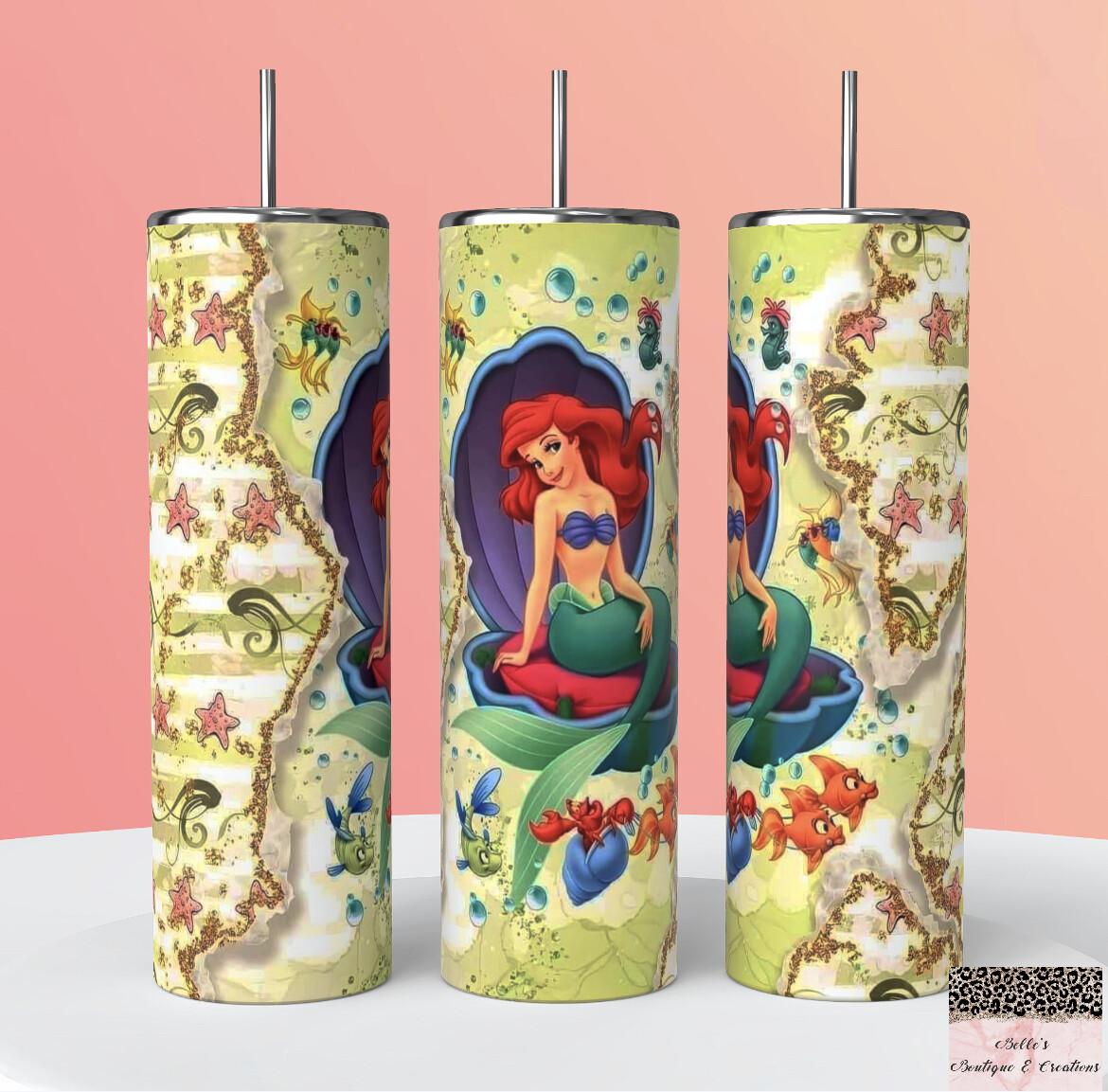 Little Mermaid Ariel Tumbler