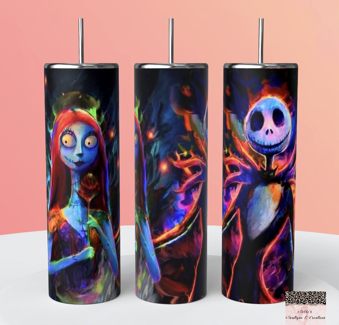 Nightmare Before Christmas Jack and Sally Tumbler