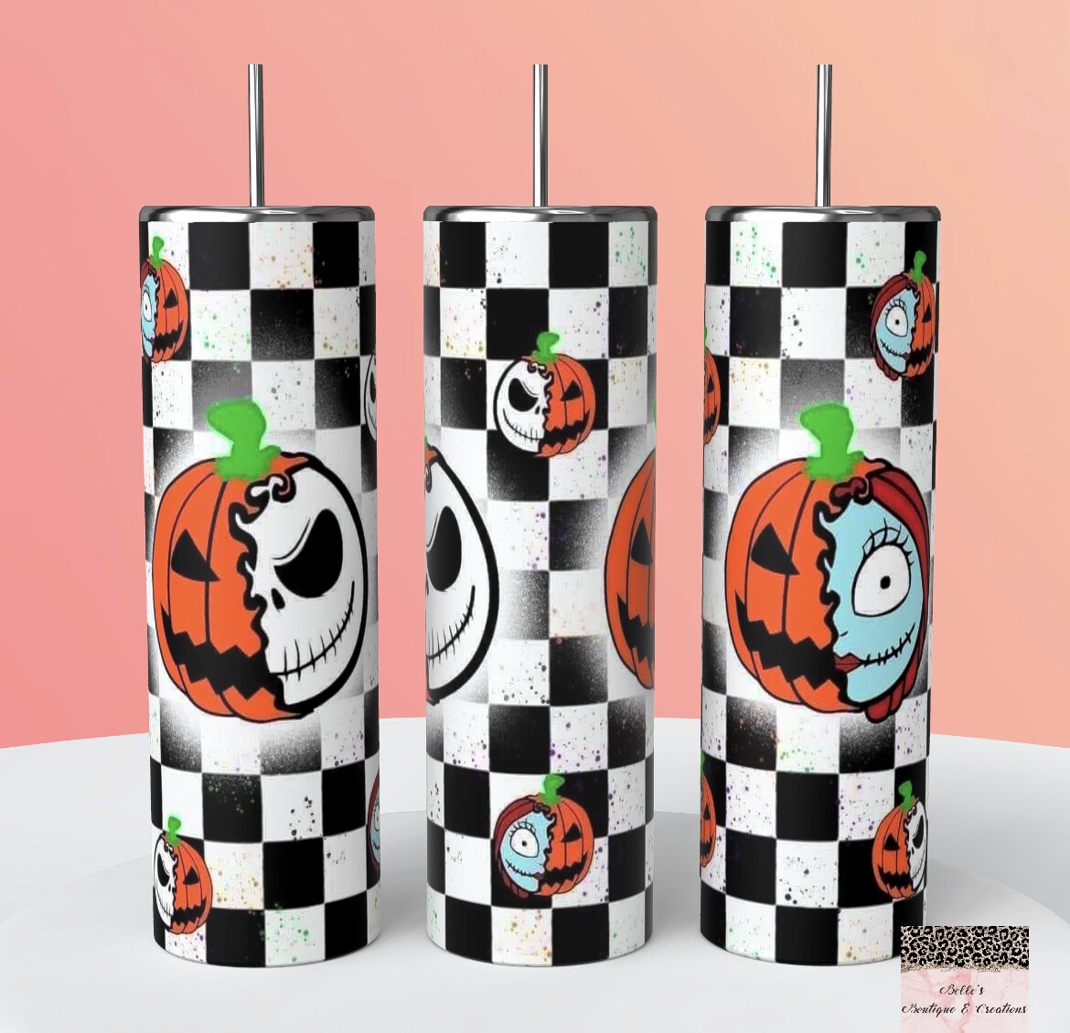Nightmare Before Christmas Jack and Sally Tumbler