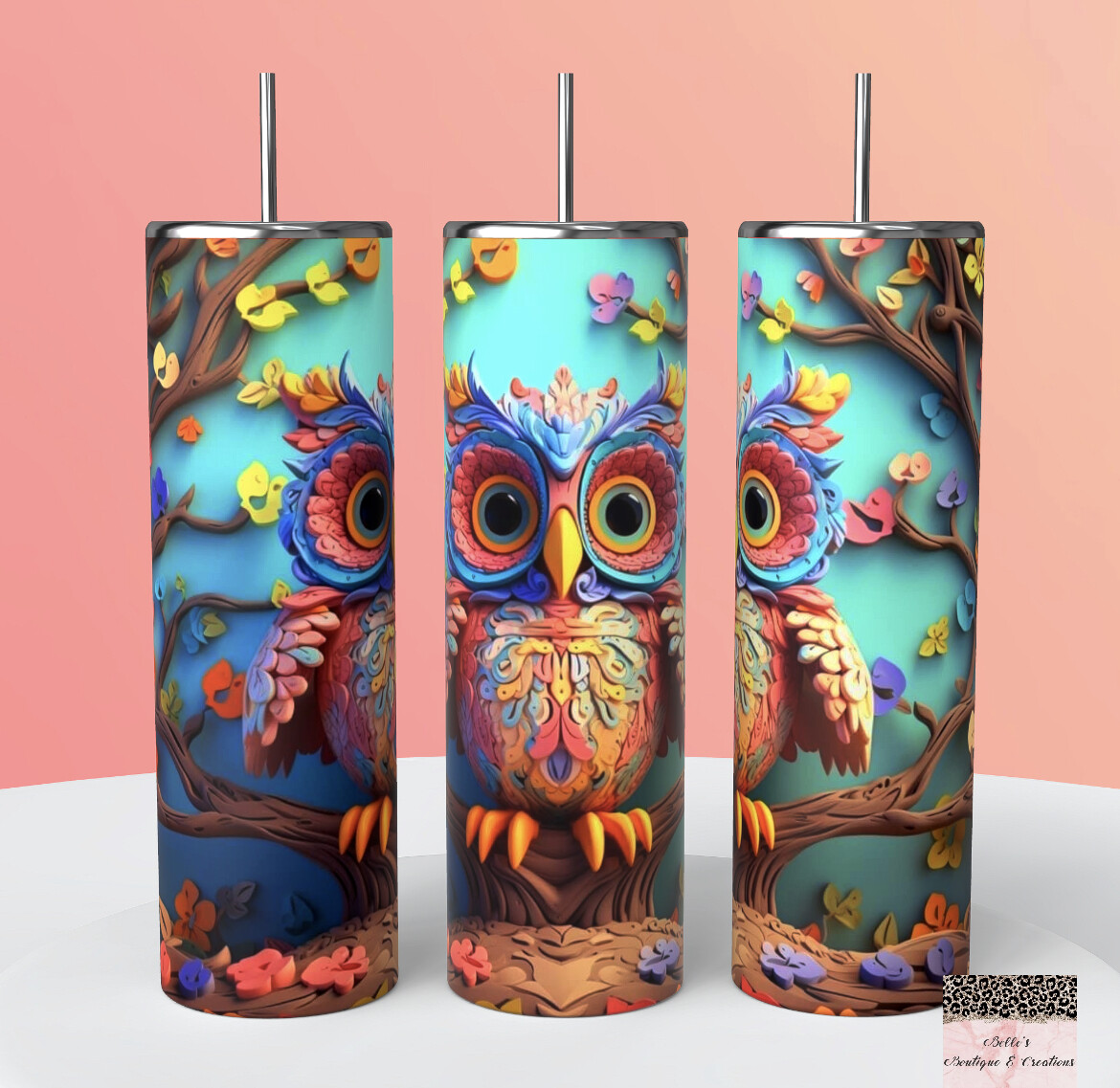 Owl 3D Tumbler