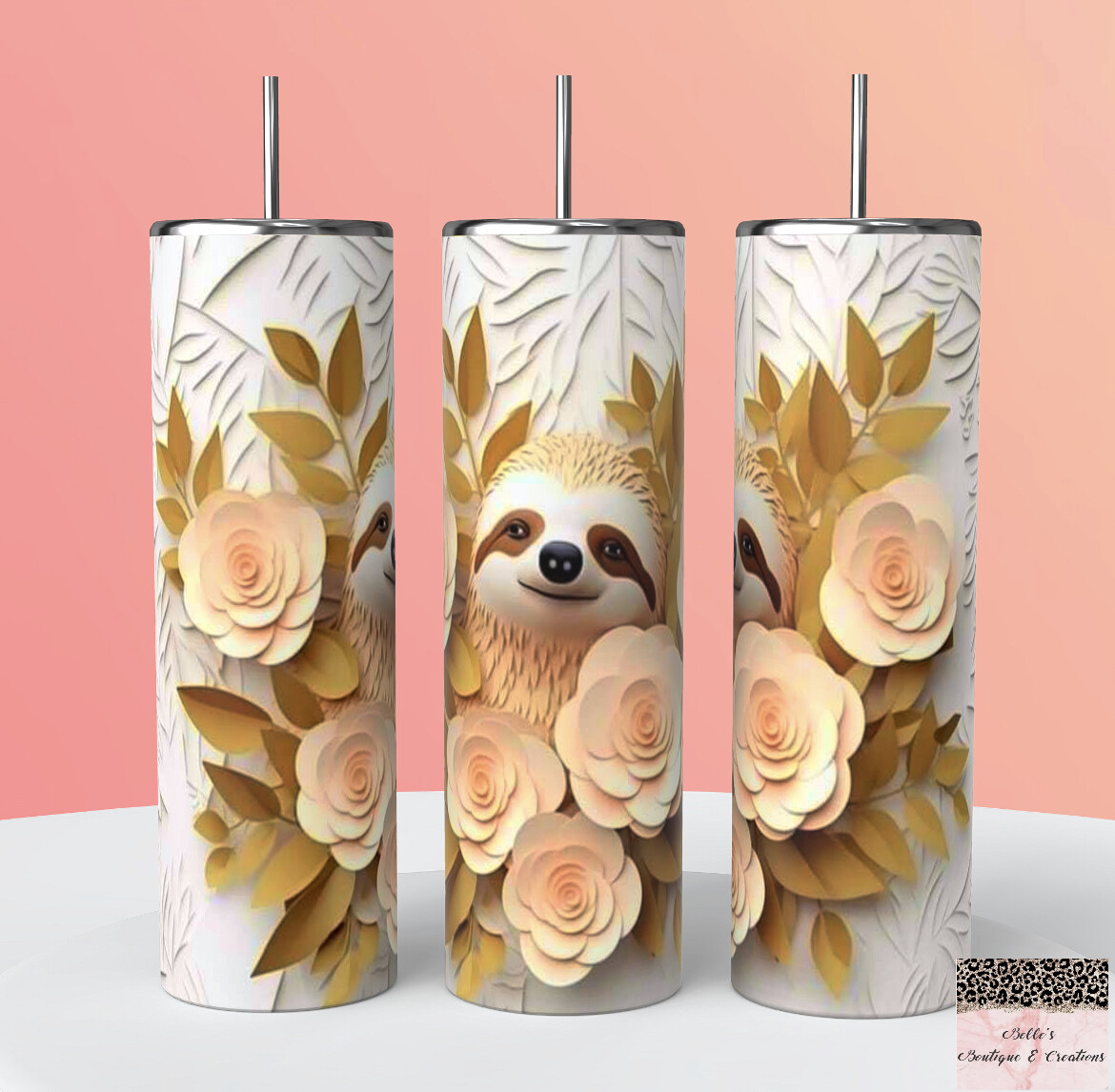 Sloth 3D Tumbler