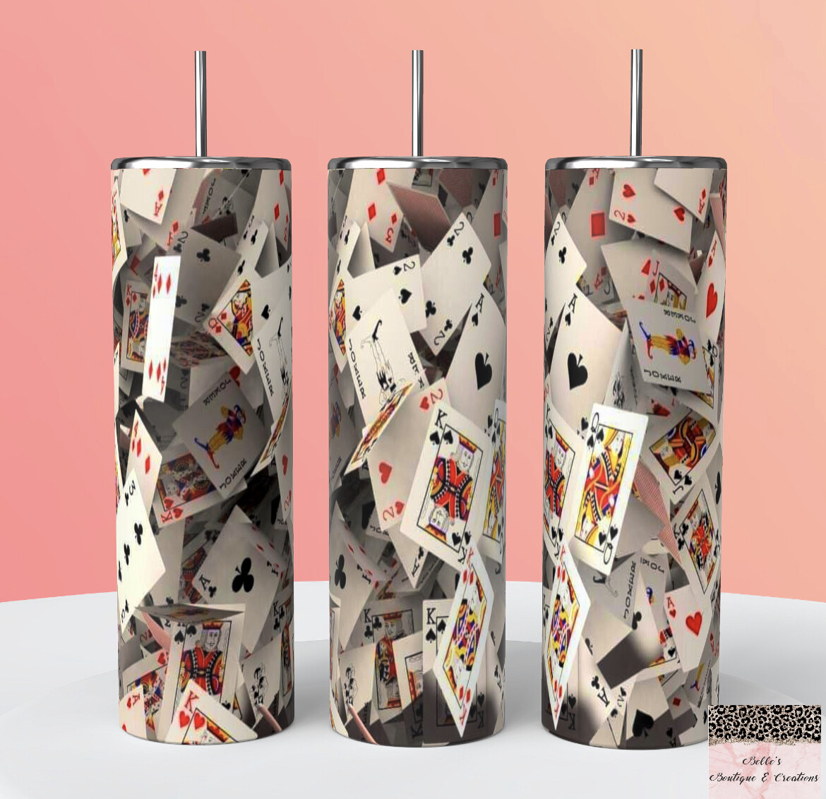 Cards 3D Tumbler