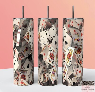 Cards 3D Tumbler