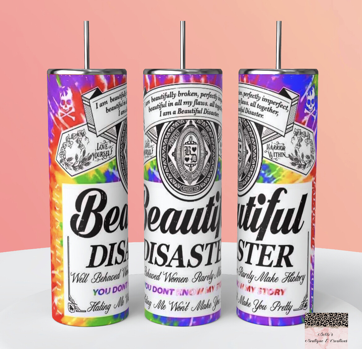 Beautiful Disaster Tumbler