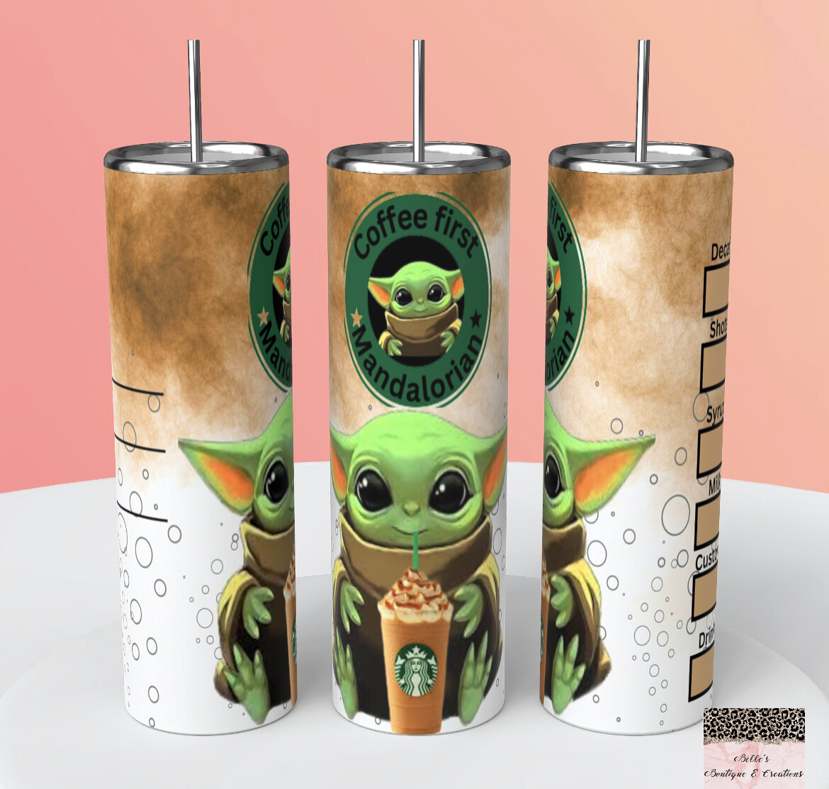 Star Wars Yoda Starbucks Tumbler