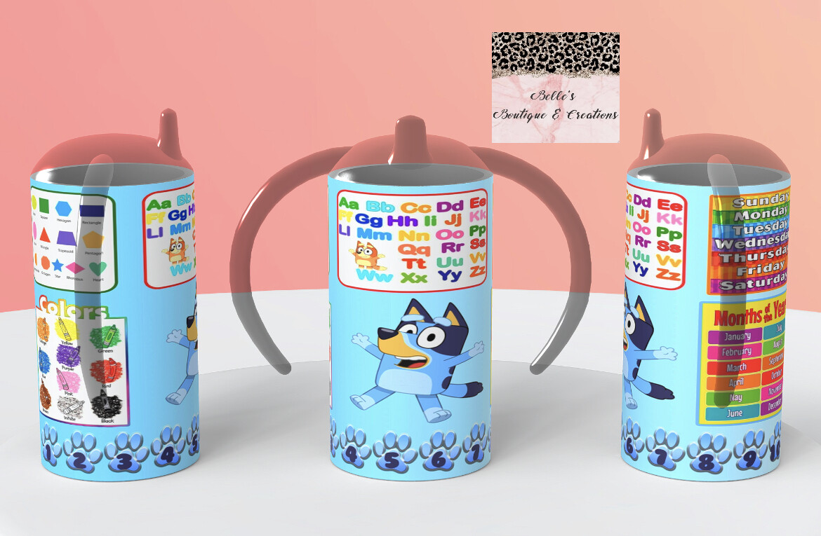 Bluey Sippy Cup/ Kids Tumbler
