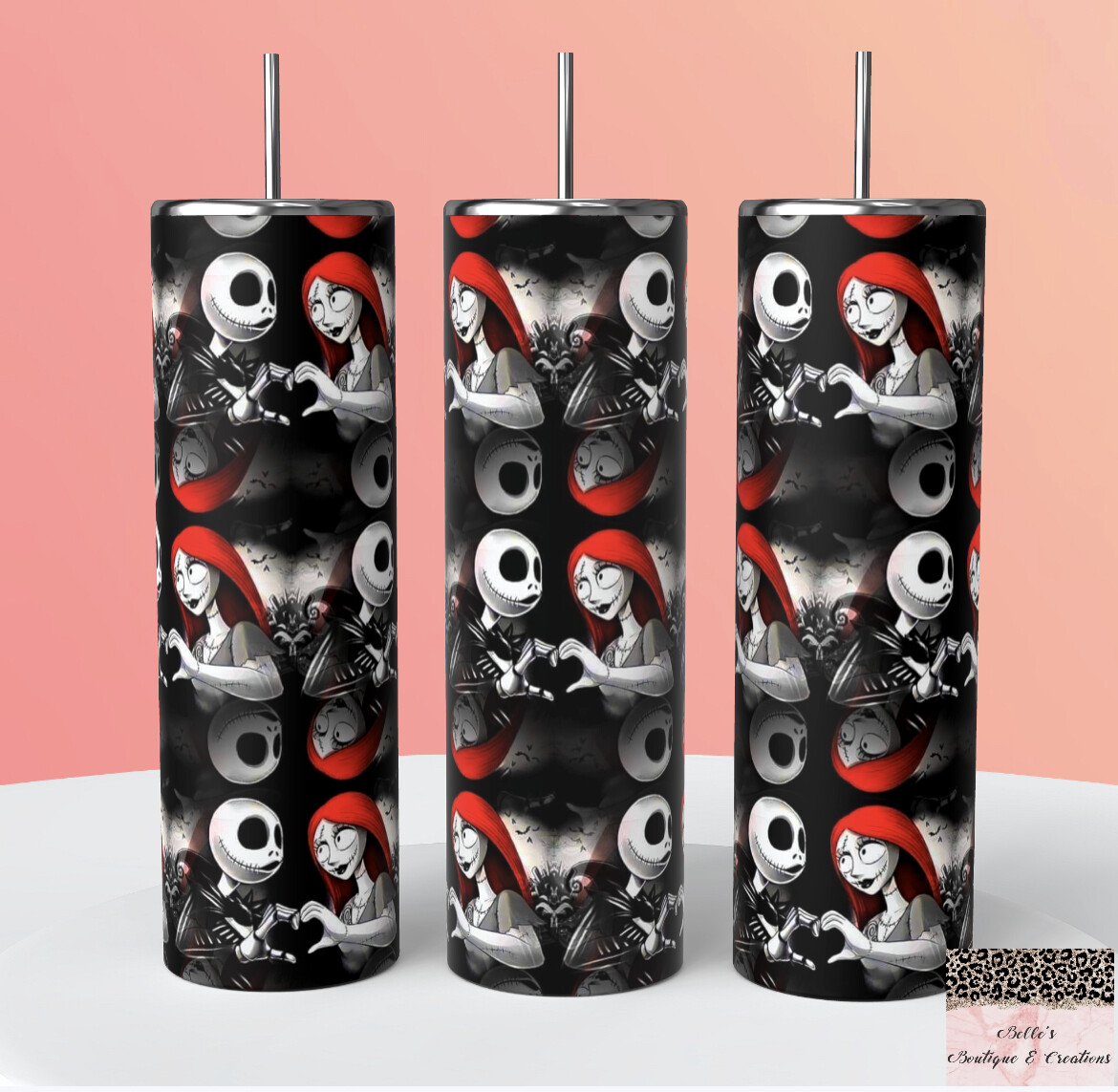 Nightmare Before Christmas Jack And Sally Tumbler