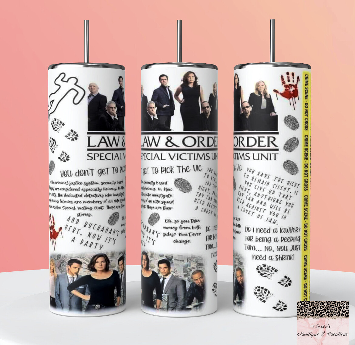 Law And Order Tumbler