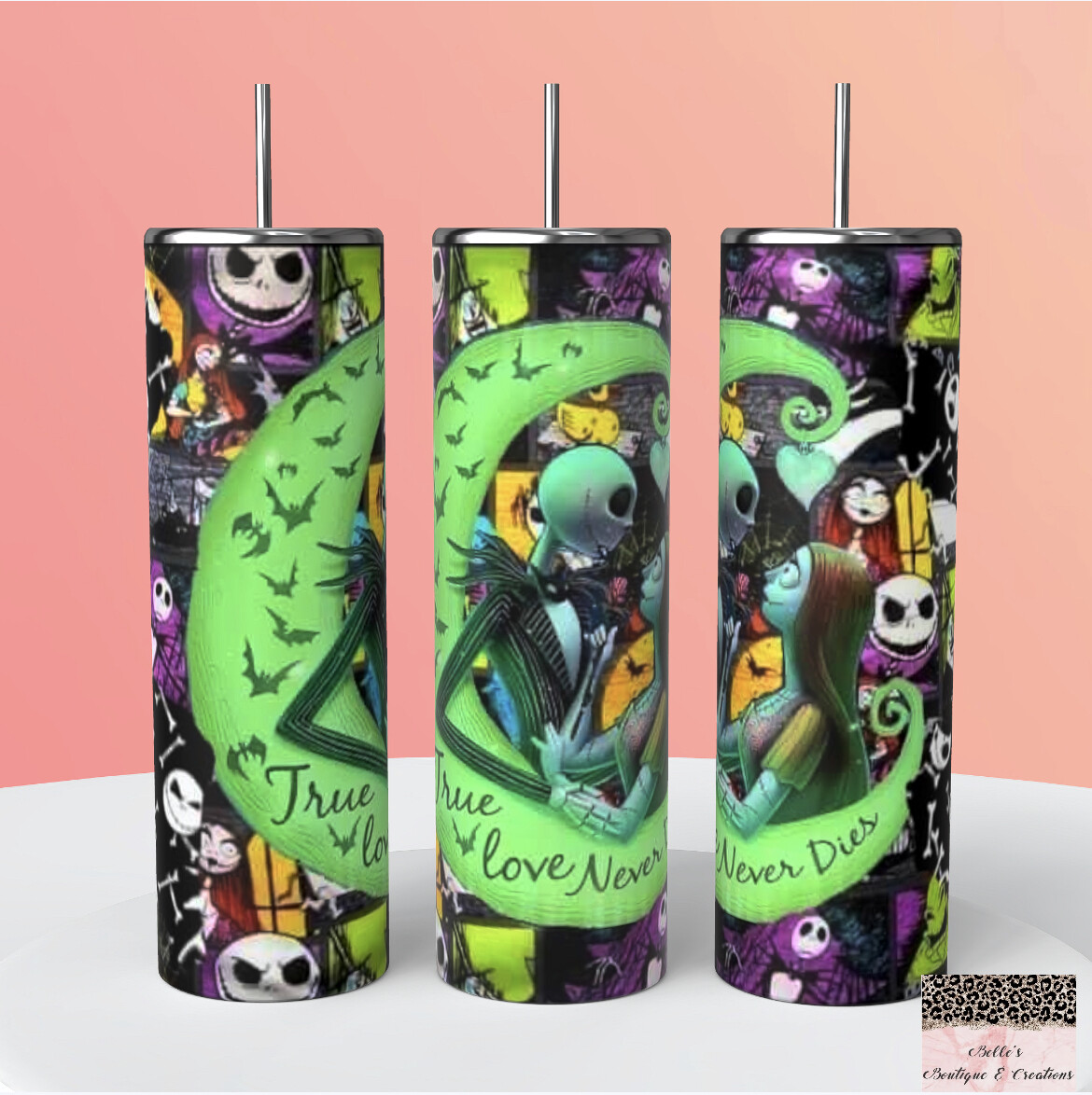 Nightmare Before Christmas Jack And Sally Tumbler