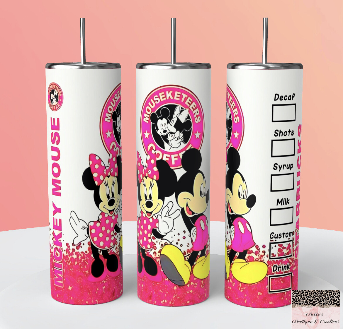 Mickey And Minnie Mouse Starbucks Tumbler