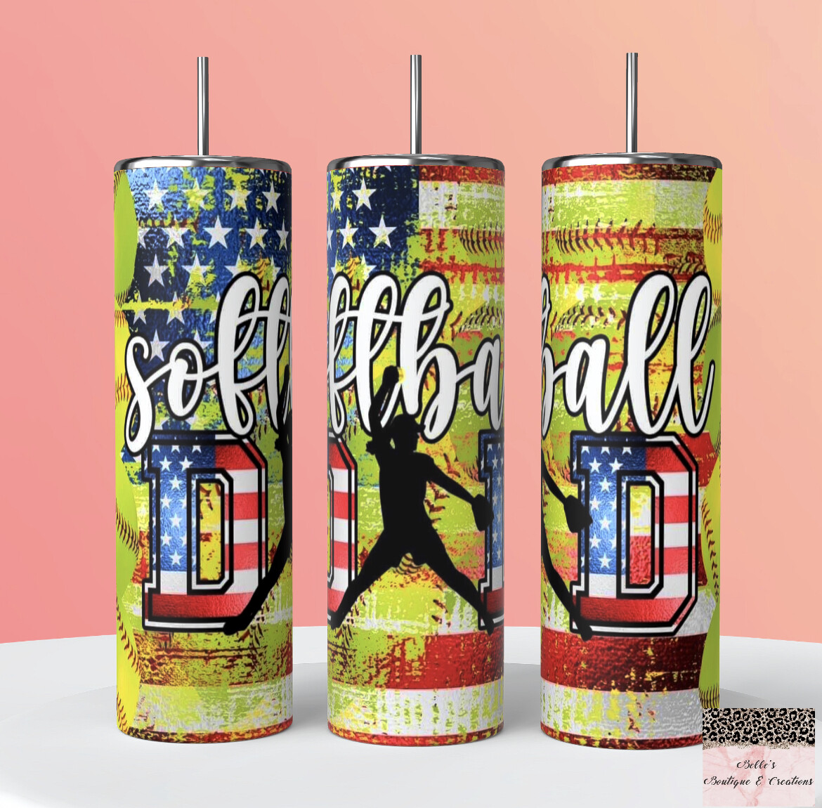 Softball Dad Tumbler