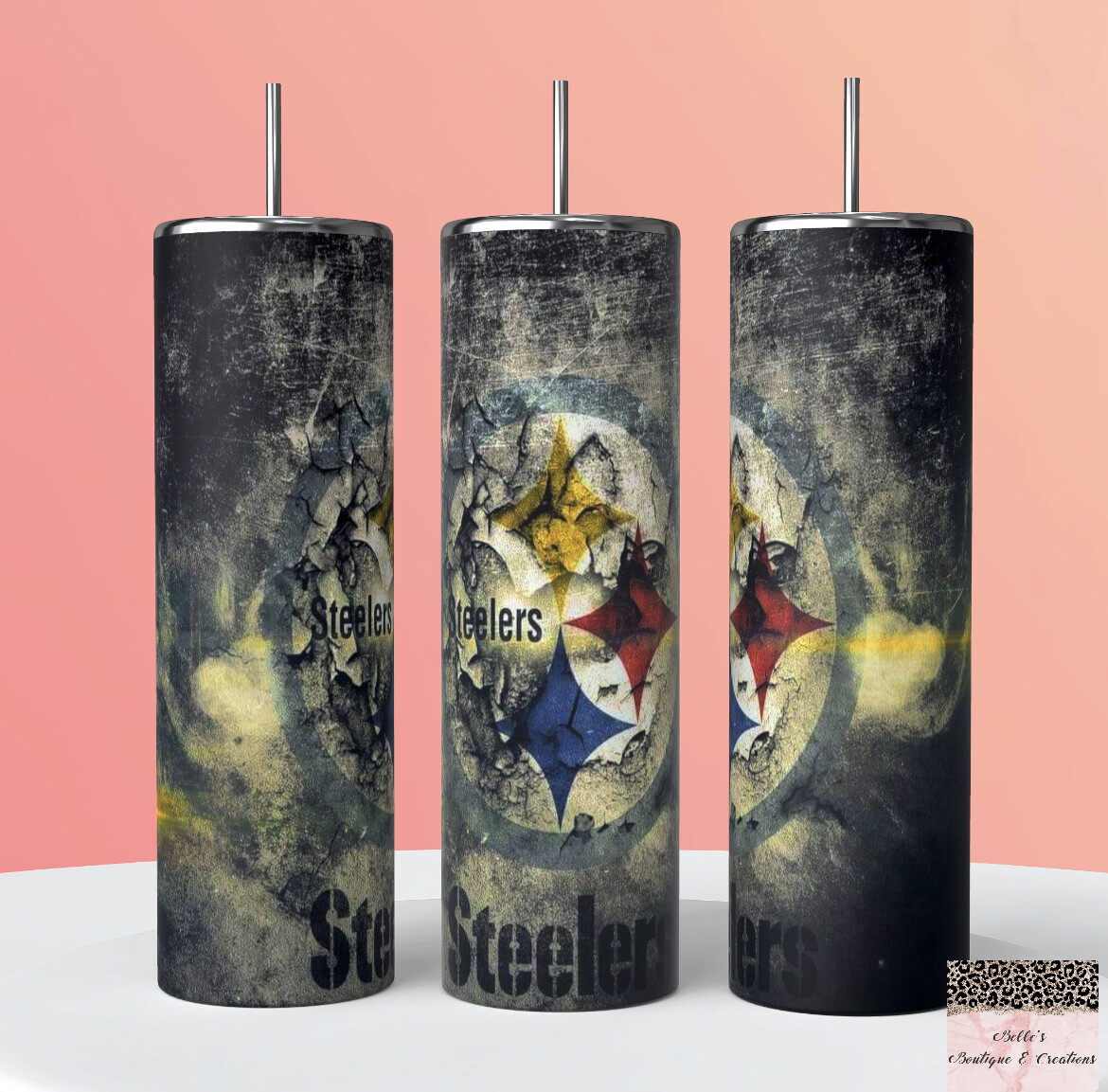 Steelers Football Tumbler