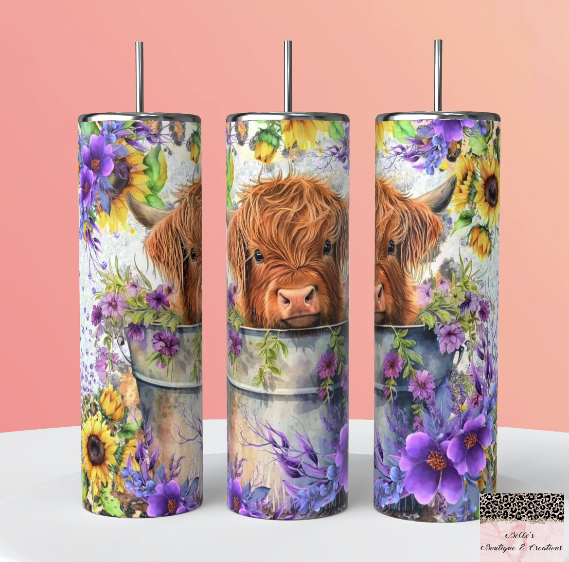 Highland Cow Tumbler