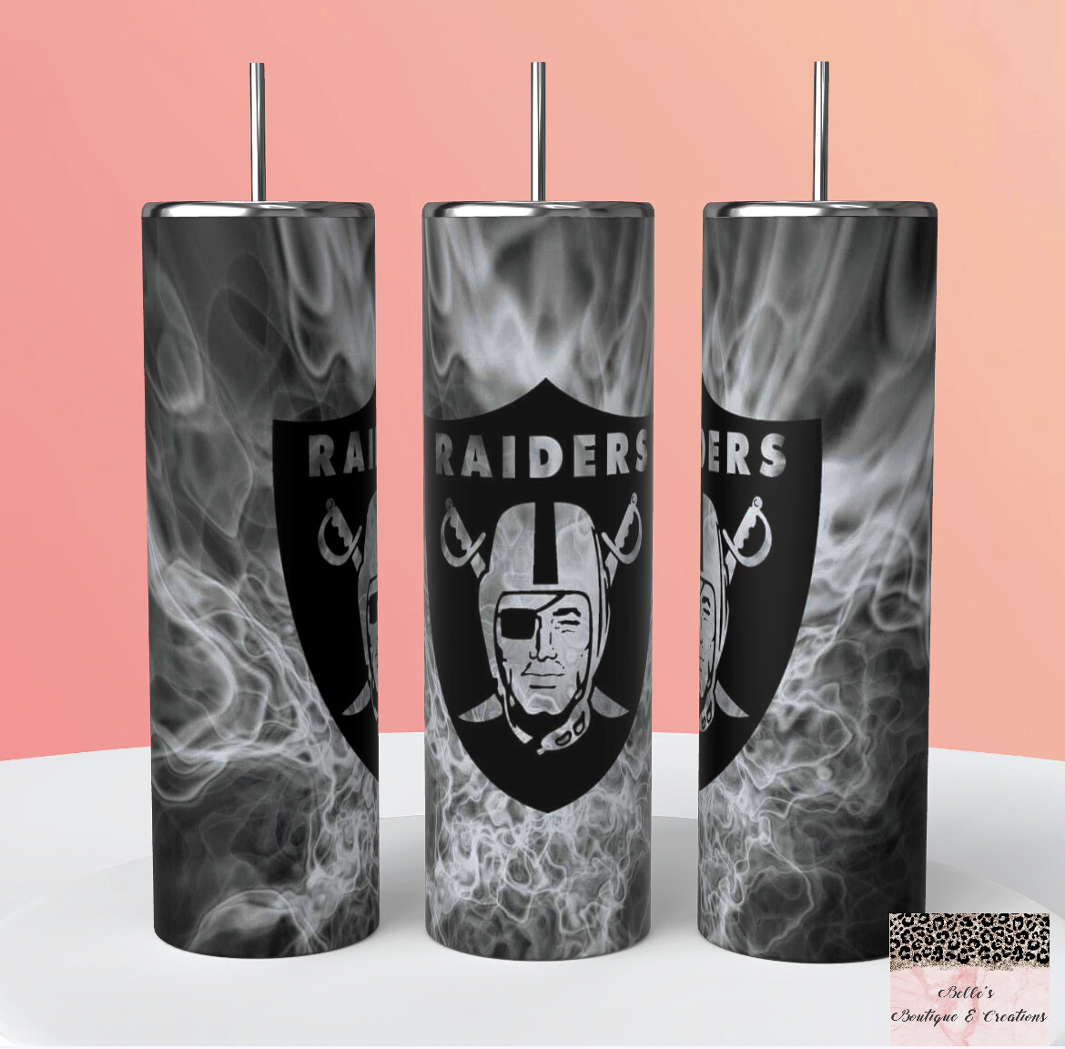 Raiders Football Tumbler