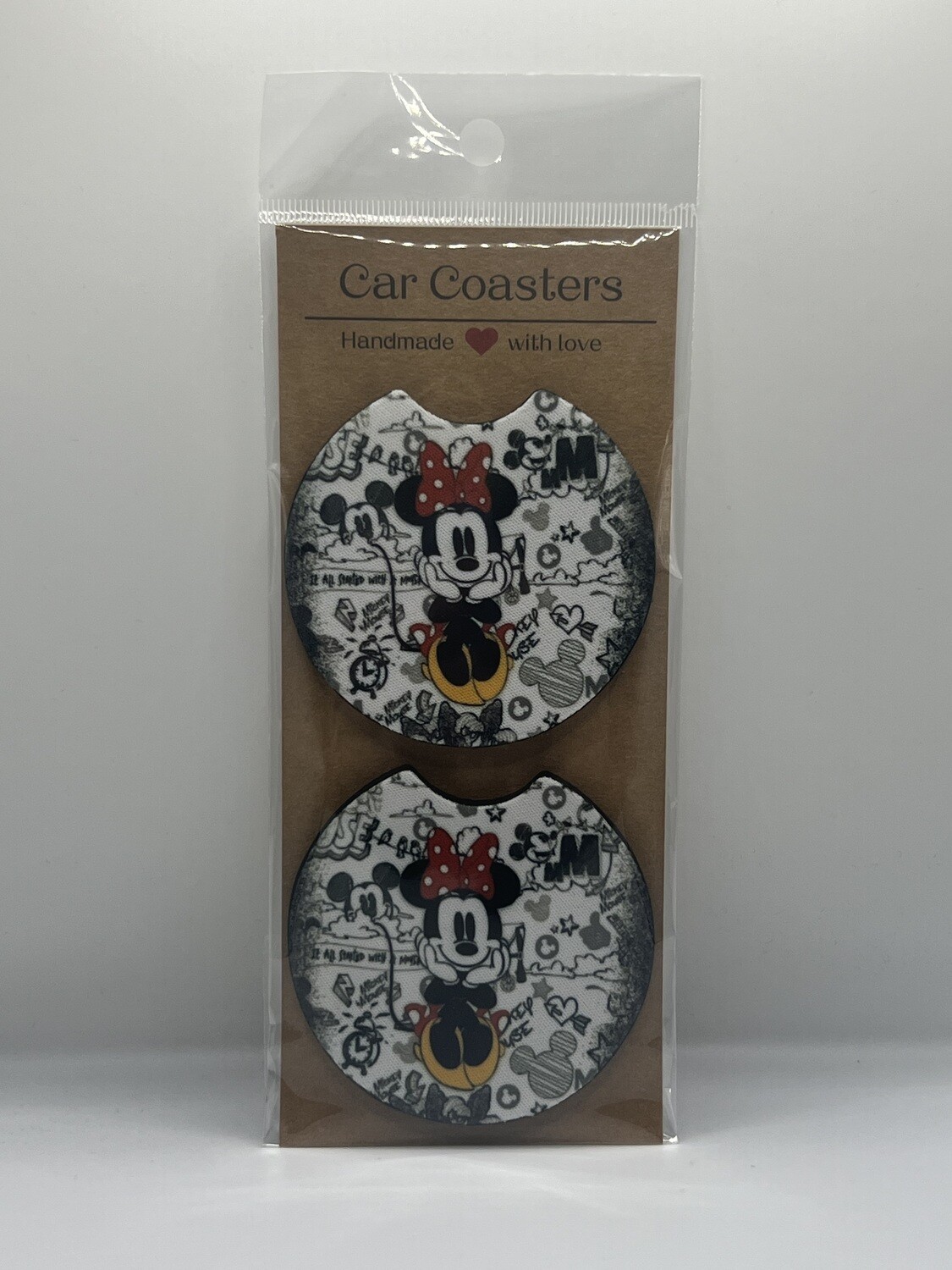 Minnie Mouse Car Coasters