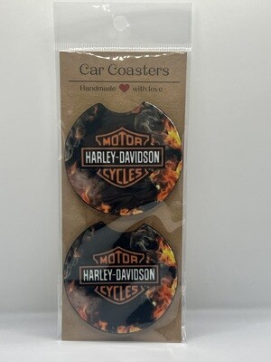 Harley-Davidson Car Coasters