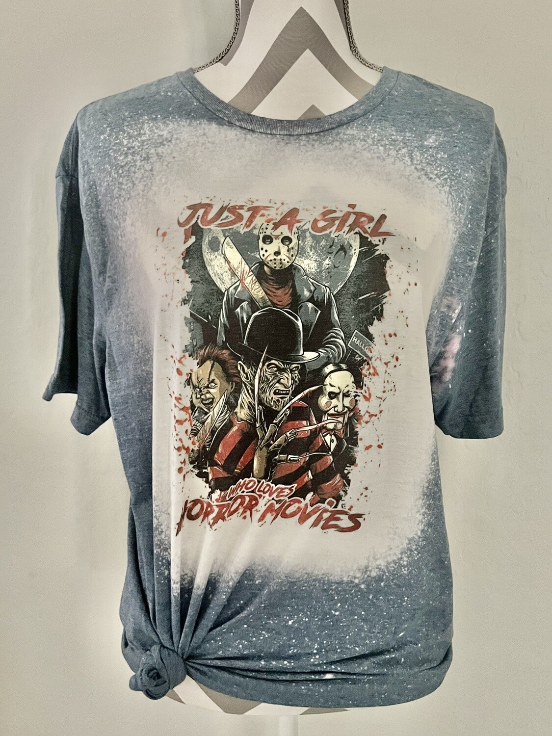 Just A Girl Who Loves Horror Movies T-Shirt