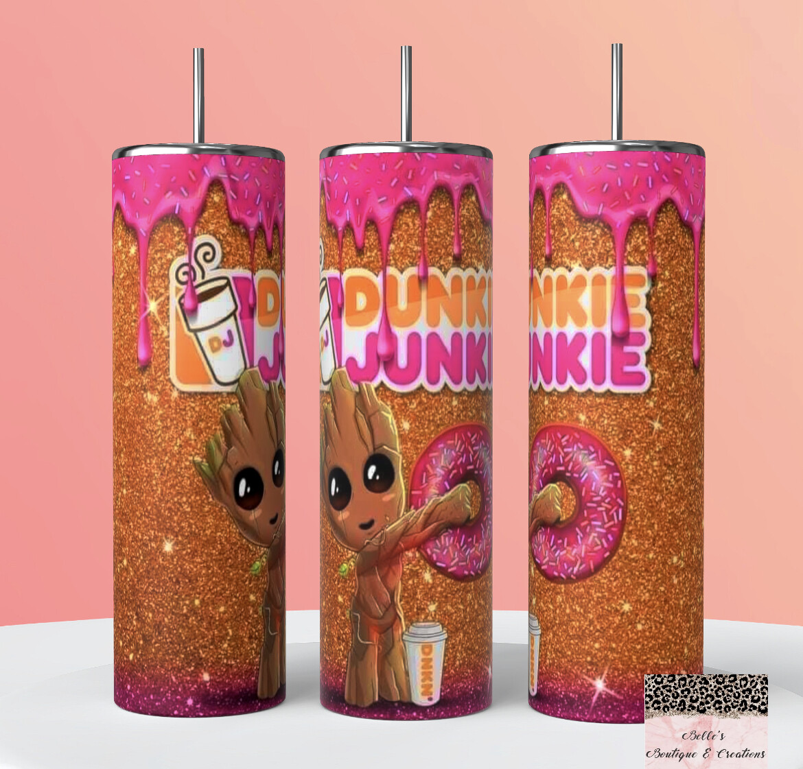Groot Dunkin Donuts Tumbler