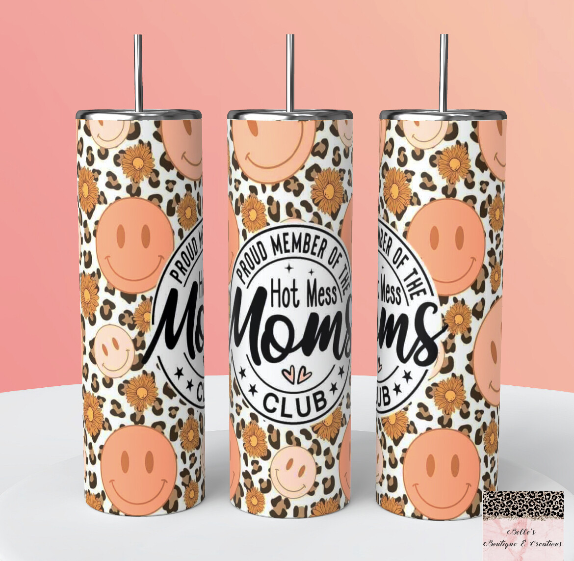 Hot Mess Moms Club Tumbler