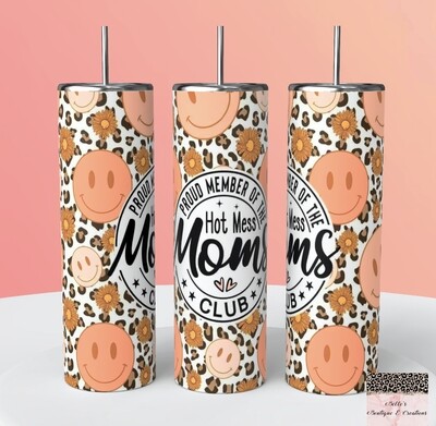 Hot Mess Moms Club Tumbler