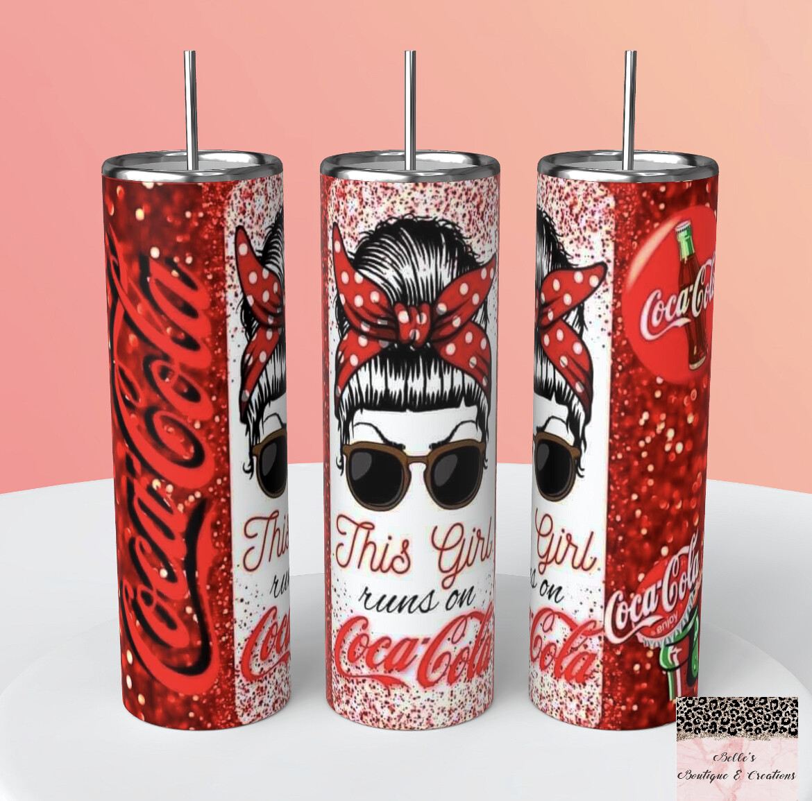 This Girl Runs On Coca Cola Tumbler