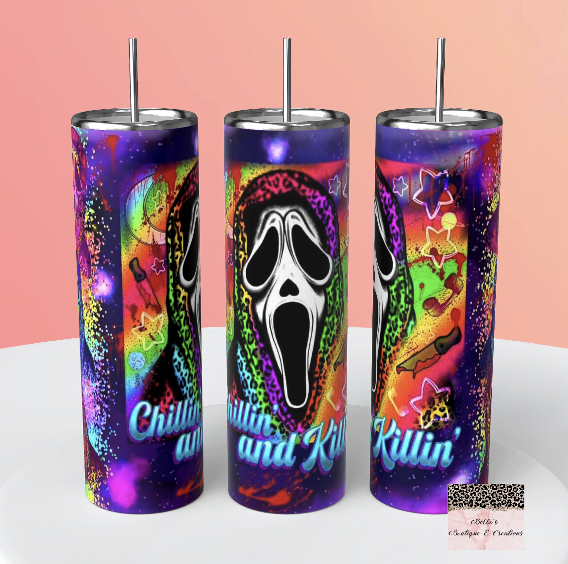 Ghostface Scream Tumbler