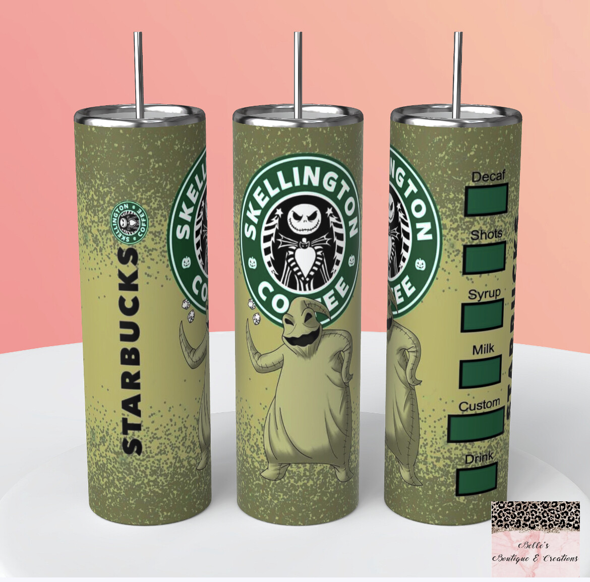 Nightmare Before Christmas Oogie Boogie Starbucks Tumbler